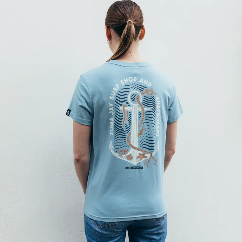 Zuma Jay Womens Neptune Tee Pale Blue